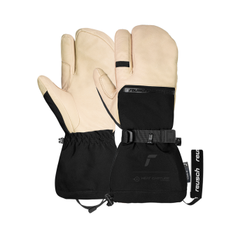 Reusch Duality R-Wool Lobster - 9/L - tan/black